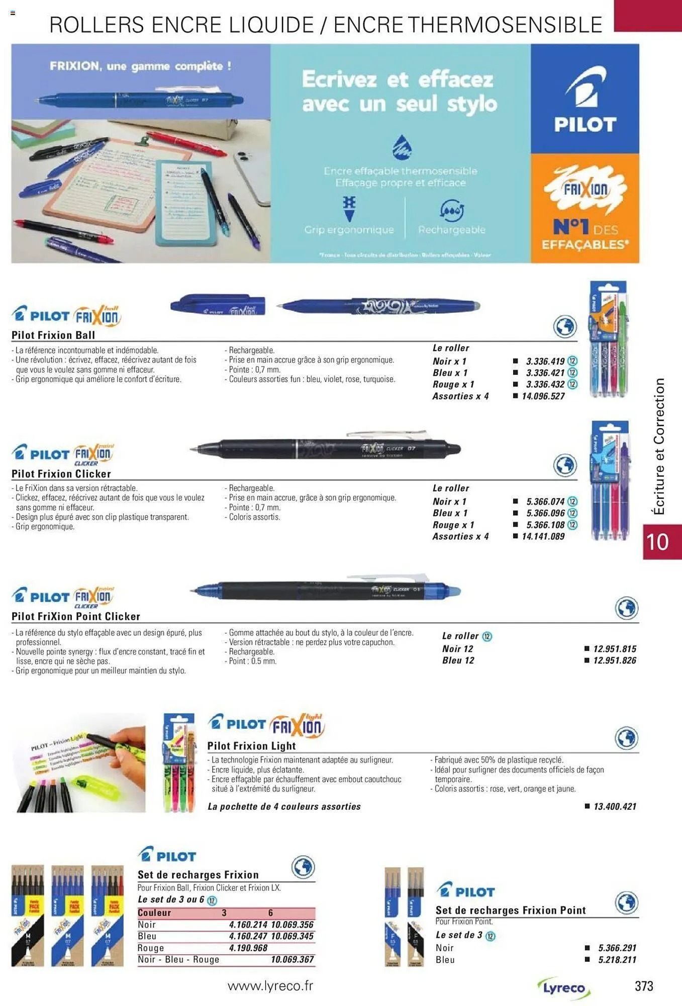 Catalogue Lyreco du 15 mai au 31 décembre 2023 - Catalogue page 373