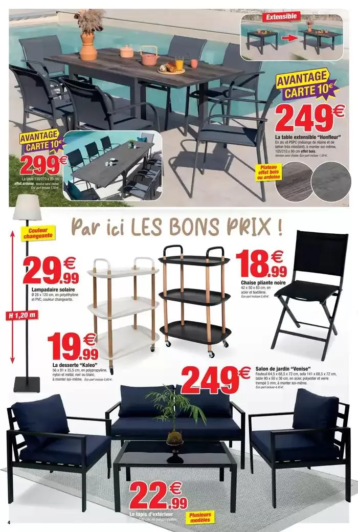 Beaux jours & bonnes affaires du 31 mars au 13 avril 2025 - Catalogue page 4