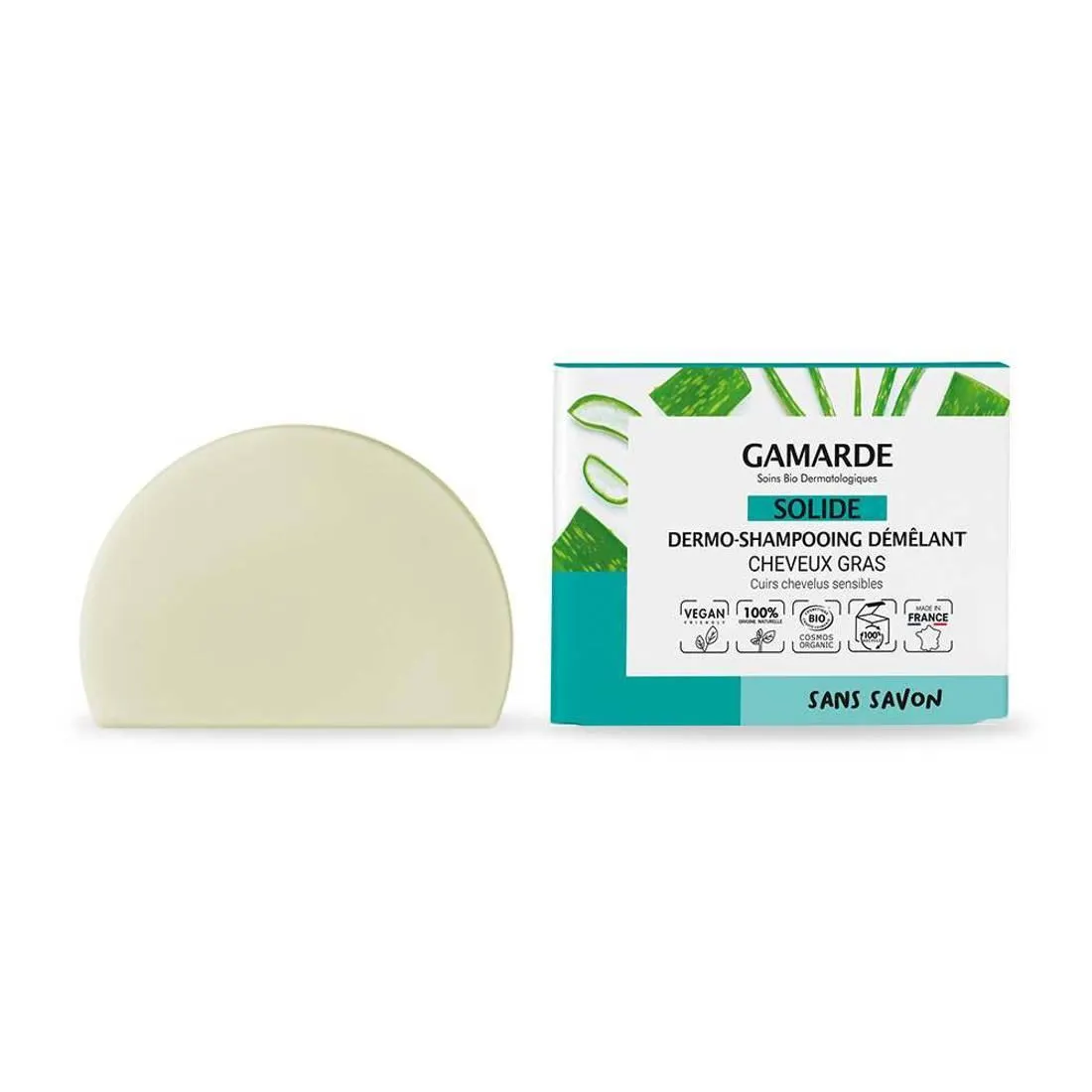 Dermo-shampooing Démêlant Solide Cheveux Gras