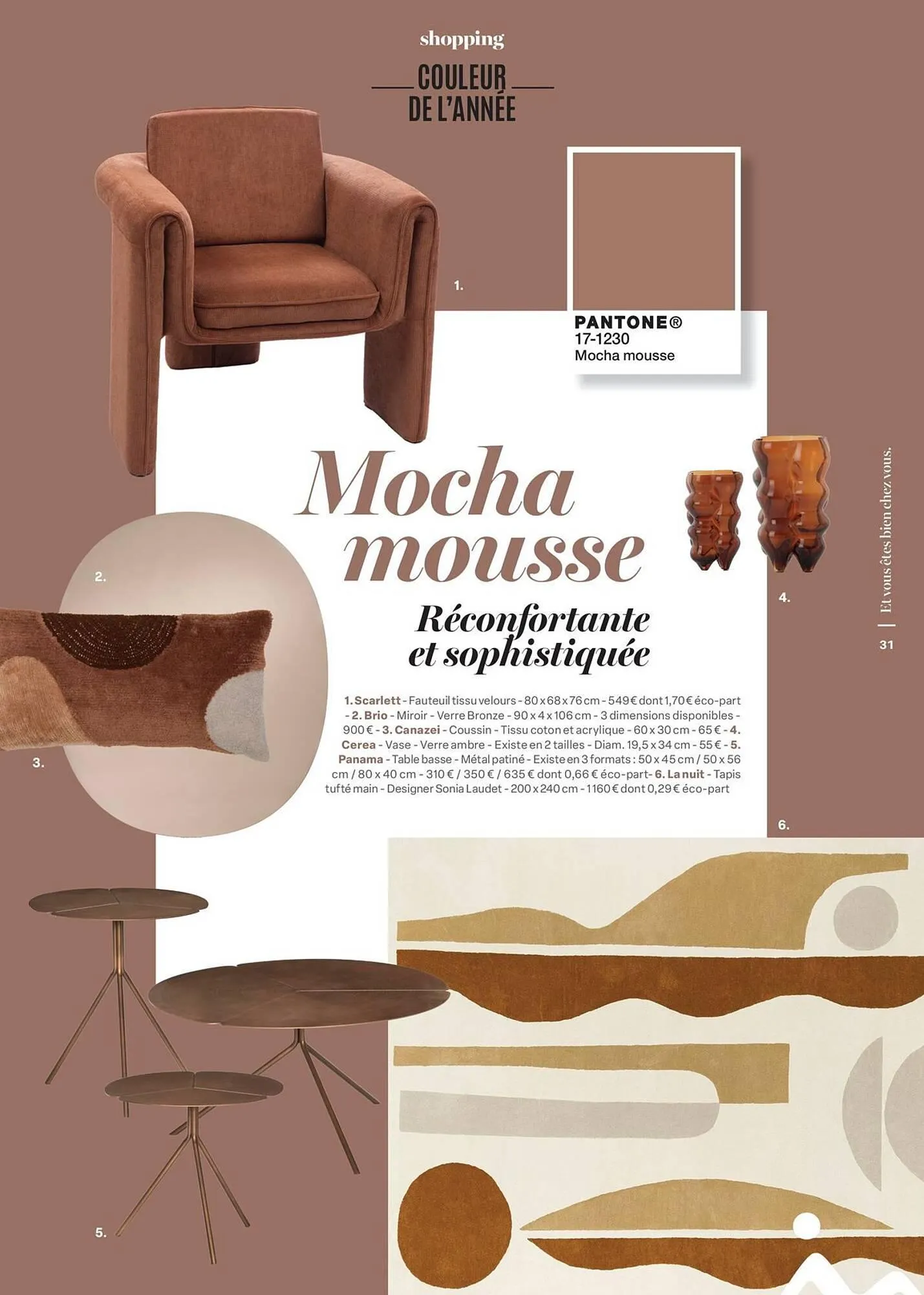 Catalogue monsieur meuble du 16 septembre au 31 mai 2026 - Catalogue page 31