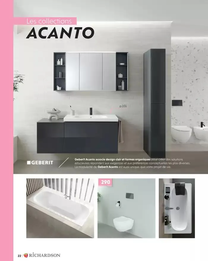 SALLE DE DE BAINS ET CARRELAGE 2025 du 11 avril au 31 décembre 2025 - Catalogue page 24