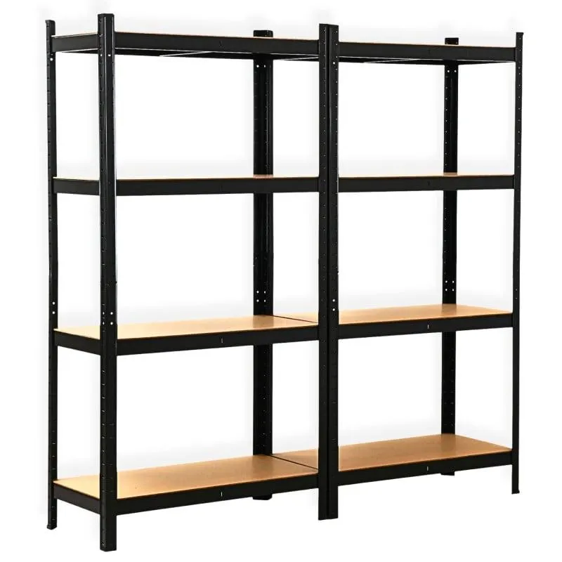 Étagère de garage métallique robuste 160x160cm : charge lourde, modulable, facile à monter