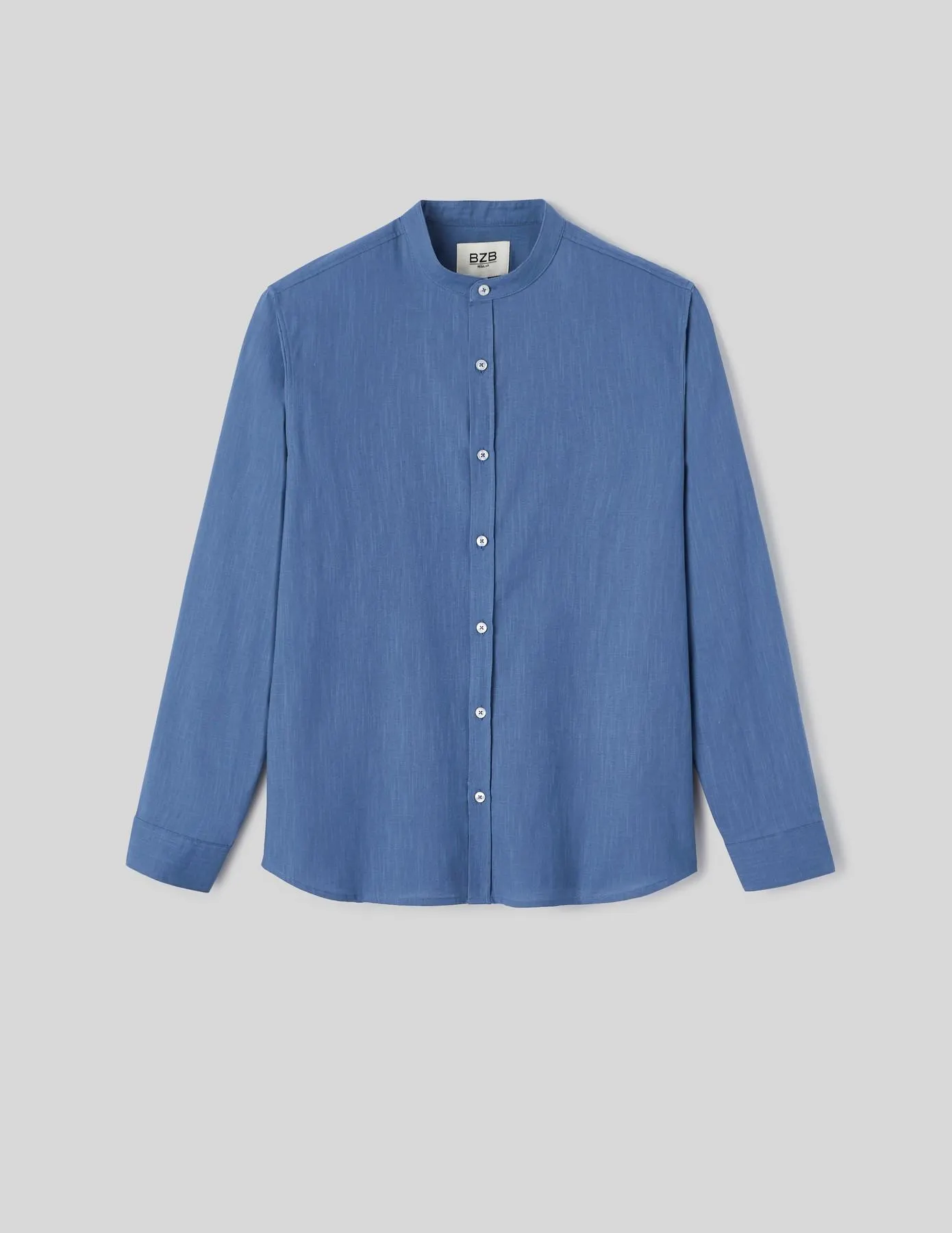 Chemise unie col mao - 11330