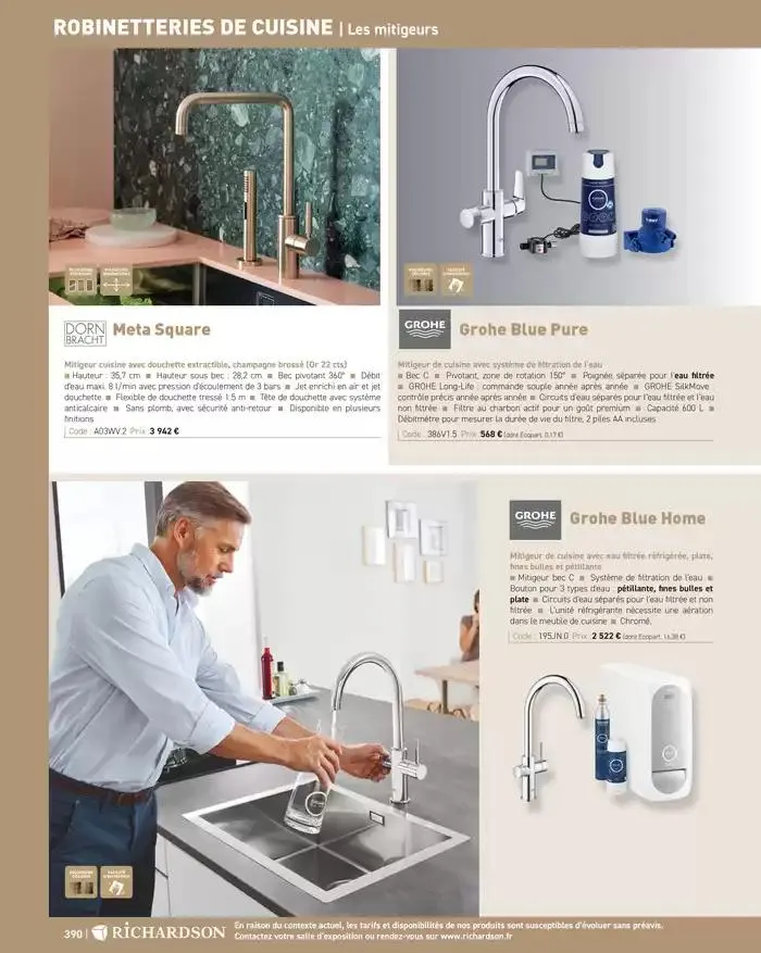 SALLE DE DE BAINS ET CARRELAGE 2025 du 11 avril au 31 décembre 2025 - Catalogue page 392