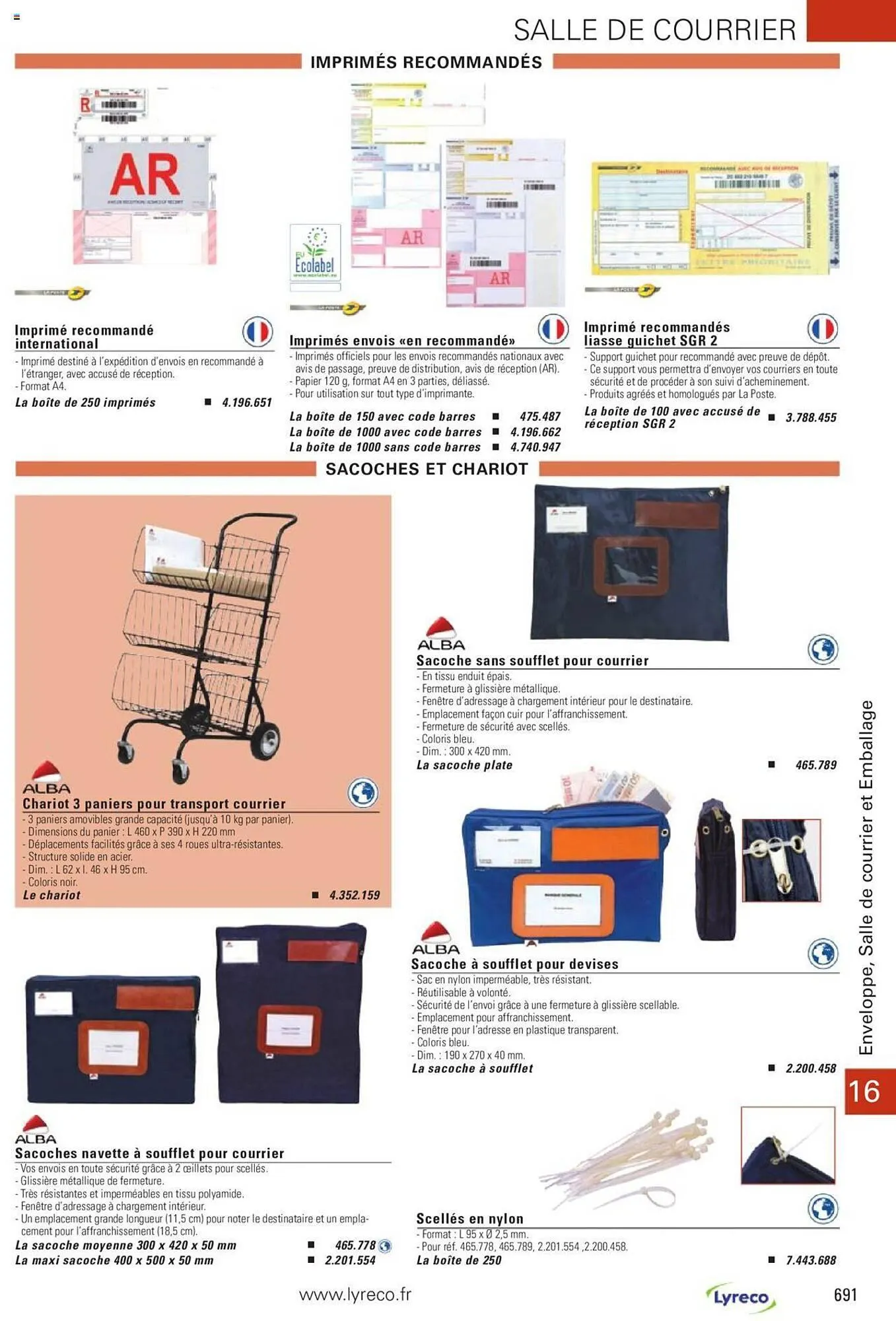 Catalogue Lyreco du 15 mai au 31 décembre 2023 - Catalogue page 691