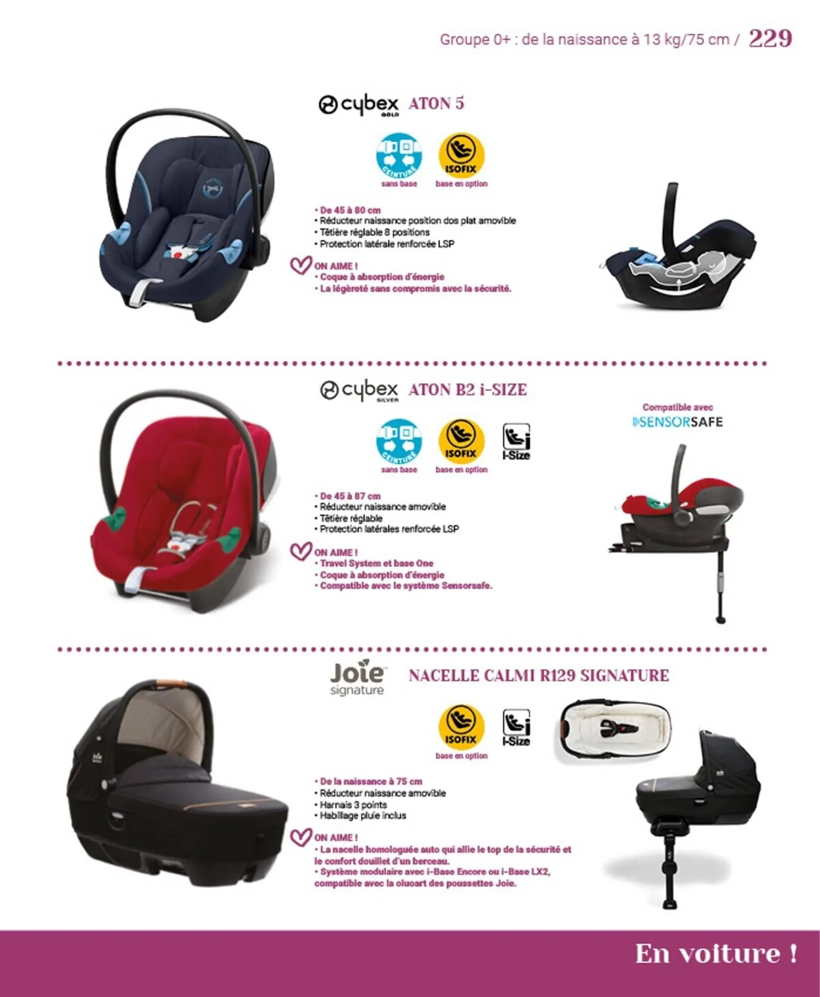 Catalogue autour de bébé du 31 mars au 31 janvier 2024 - Catalogue page 231