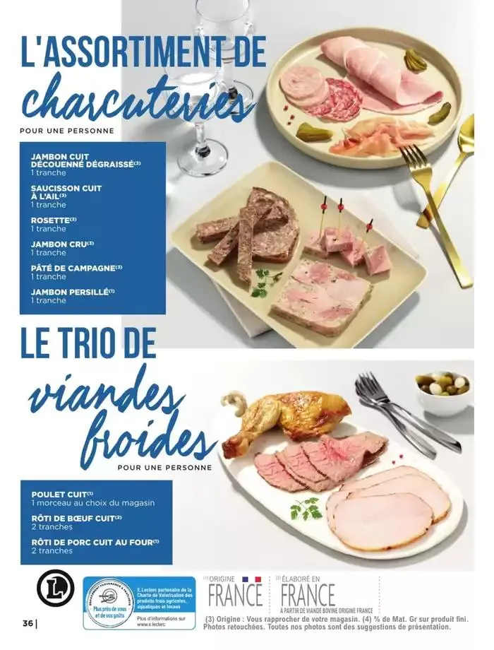 CARTE TRAITEUR PERMANENTE - MIXTE du 9 mai au 31 décembre 2025 - Catalogue page 36