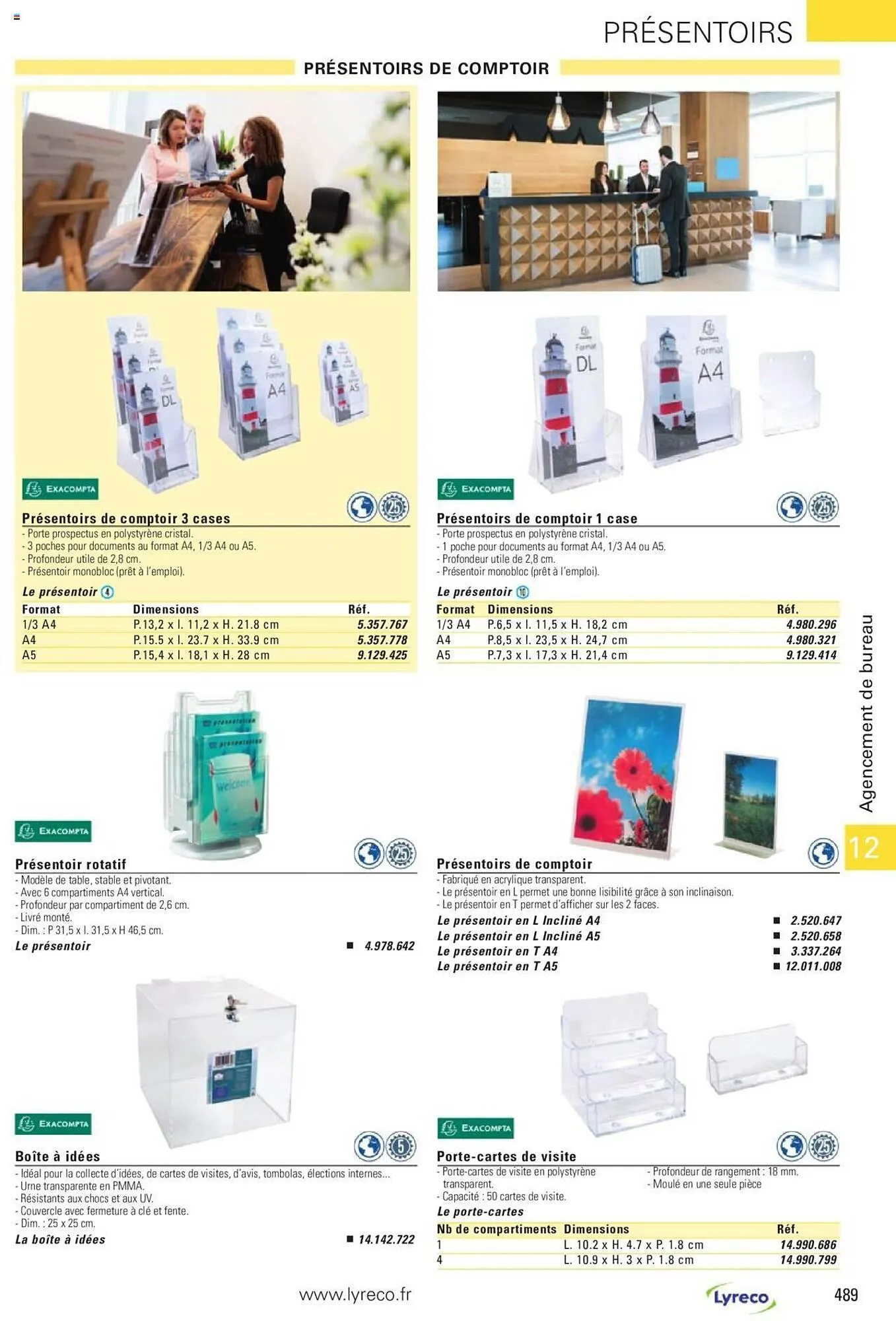 Catalogue Lyreco du 15 mai au 31 décembre 2023 - Catalogue page 489