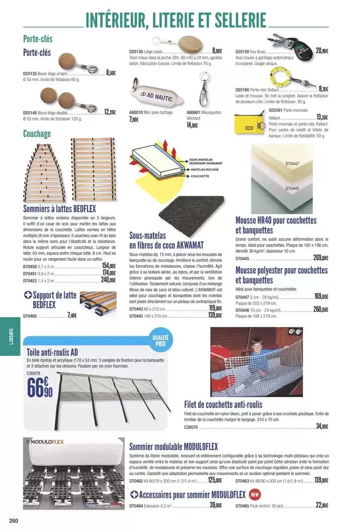 Catalogue Accastillage Diffusion 2025 du 1 janvier au 31 décembre 2025 - Catalogue page 262