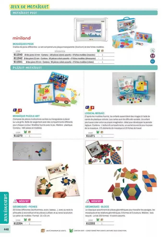 Nos Catalogues Thématiques du 1 janvier au 31 décembre 2025 - Catalogue page 448