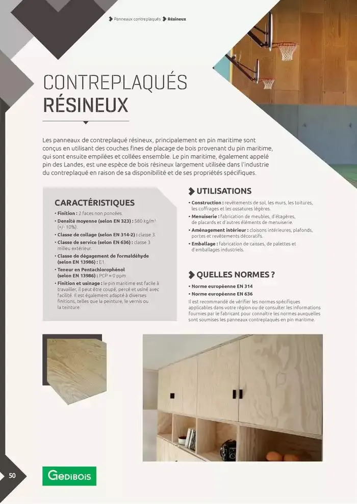 Aménagents Intérieurs du 9 décembre au 9 juin 2025 - Catalogue page 50