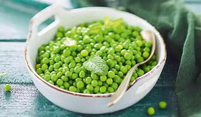 Petits pois doux sans résidu de pesticides