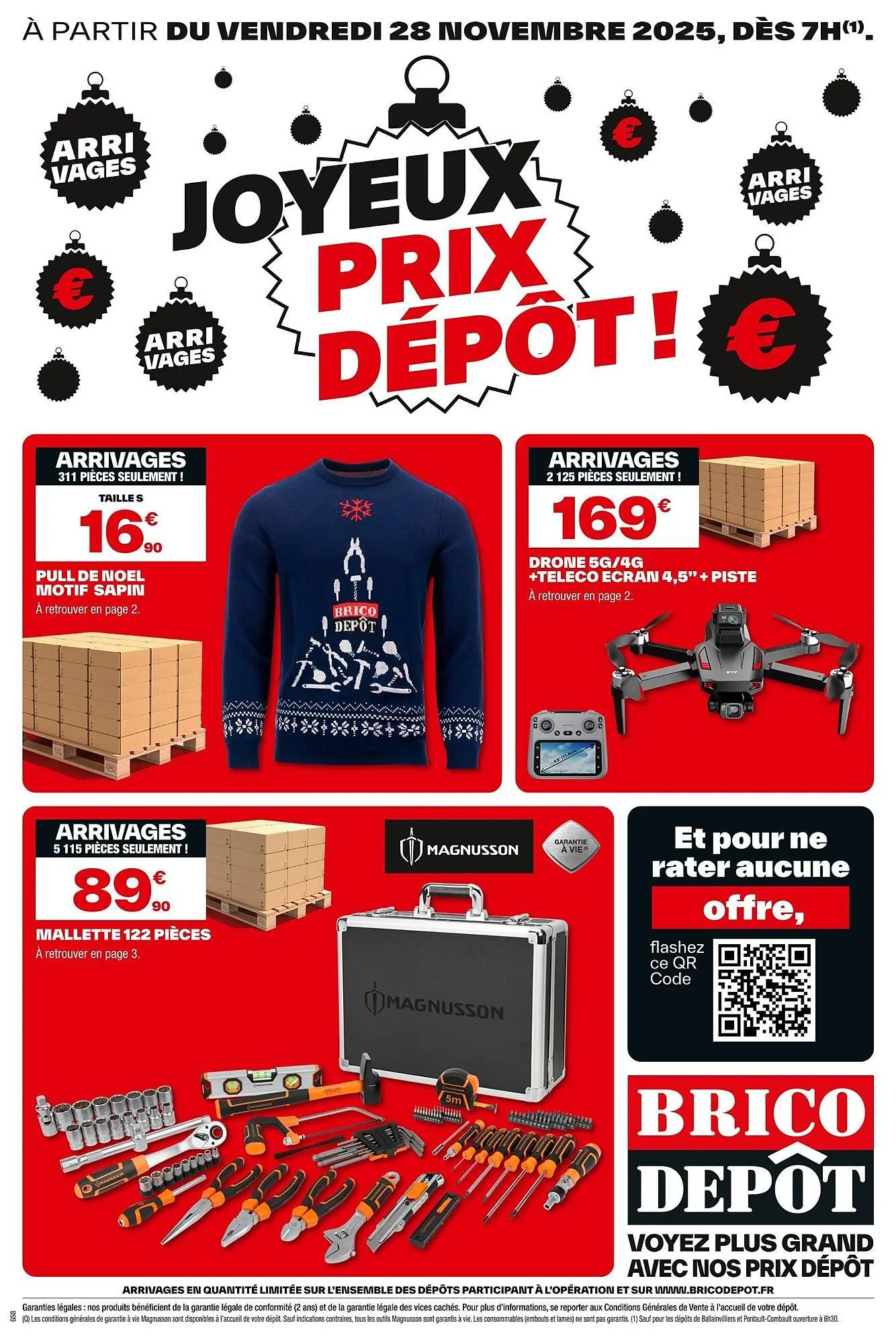Catalogue Brico Dépôt du 28 novembre au 24 décembre 2025 - Catalogue page 1