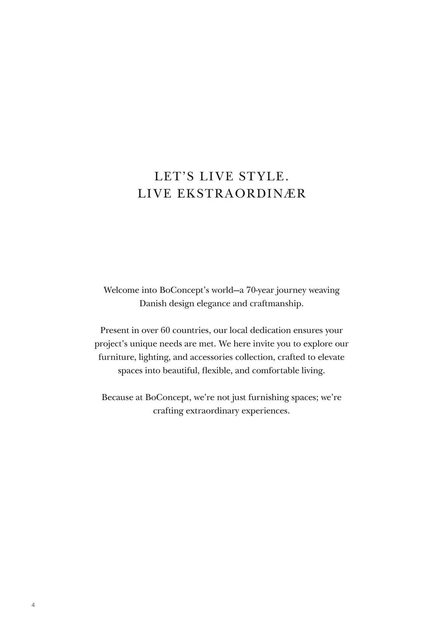 Catalogue BoConcept du 7 janvier au 31 décembre 2025 - Catalogue page 4