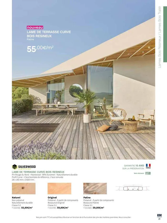 Extériéurs du 14 mars au 20 janvier 2026 - Catalogue page 21