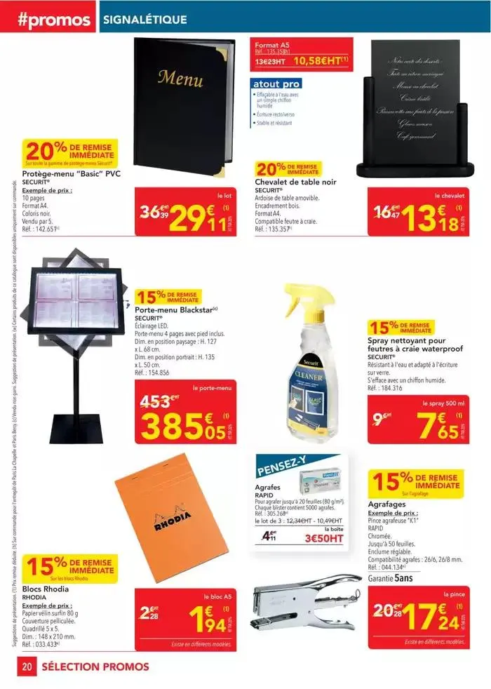 Metro #Sélection Promos Equipement du 28 février au 26 mars 2025 - Catalogue page 20