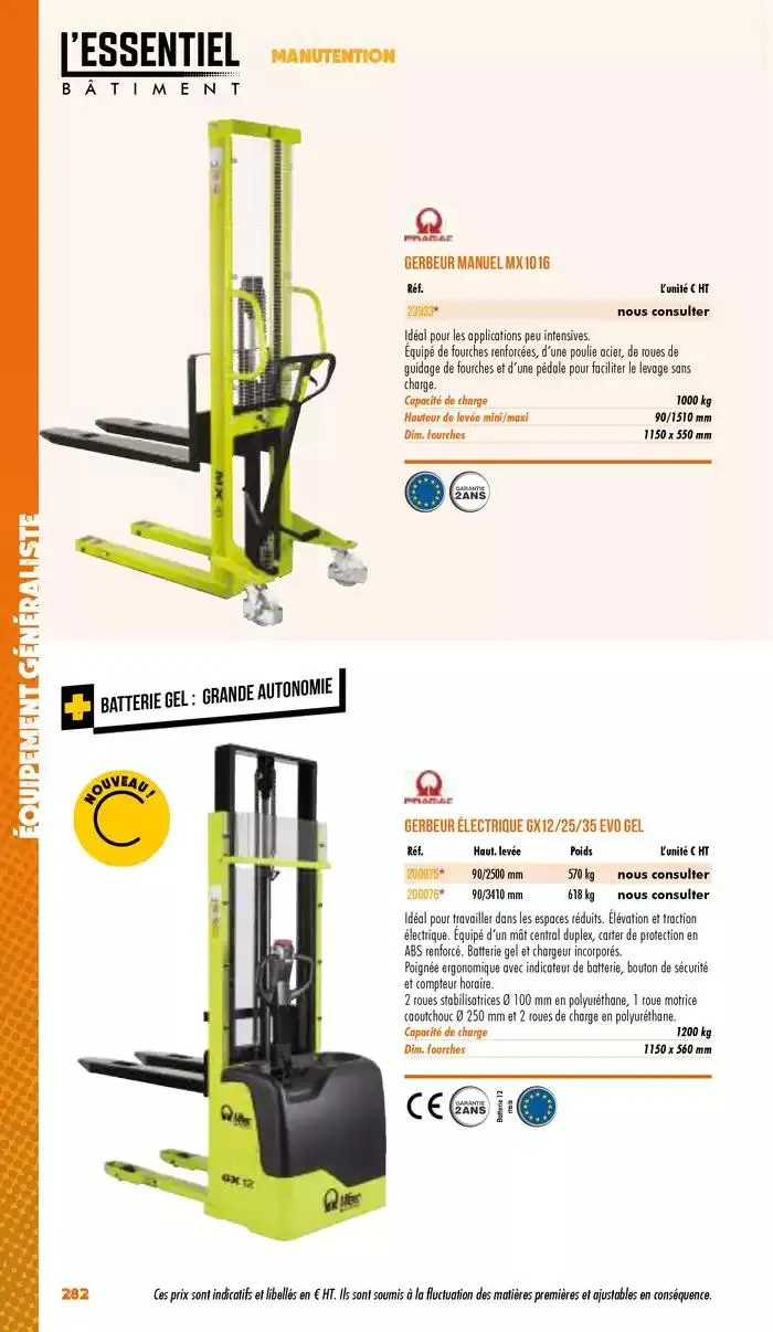 Essentiel Batiment 2025 du 3 janvier au 31 décembre 2025 - Catalogue page 284