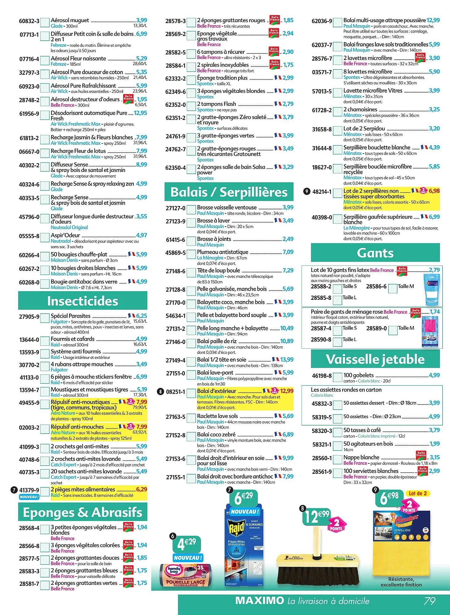 Catalogue Maximo du 5 août au 28 août 2025 - Catalogue page 79
