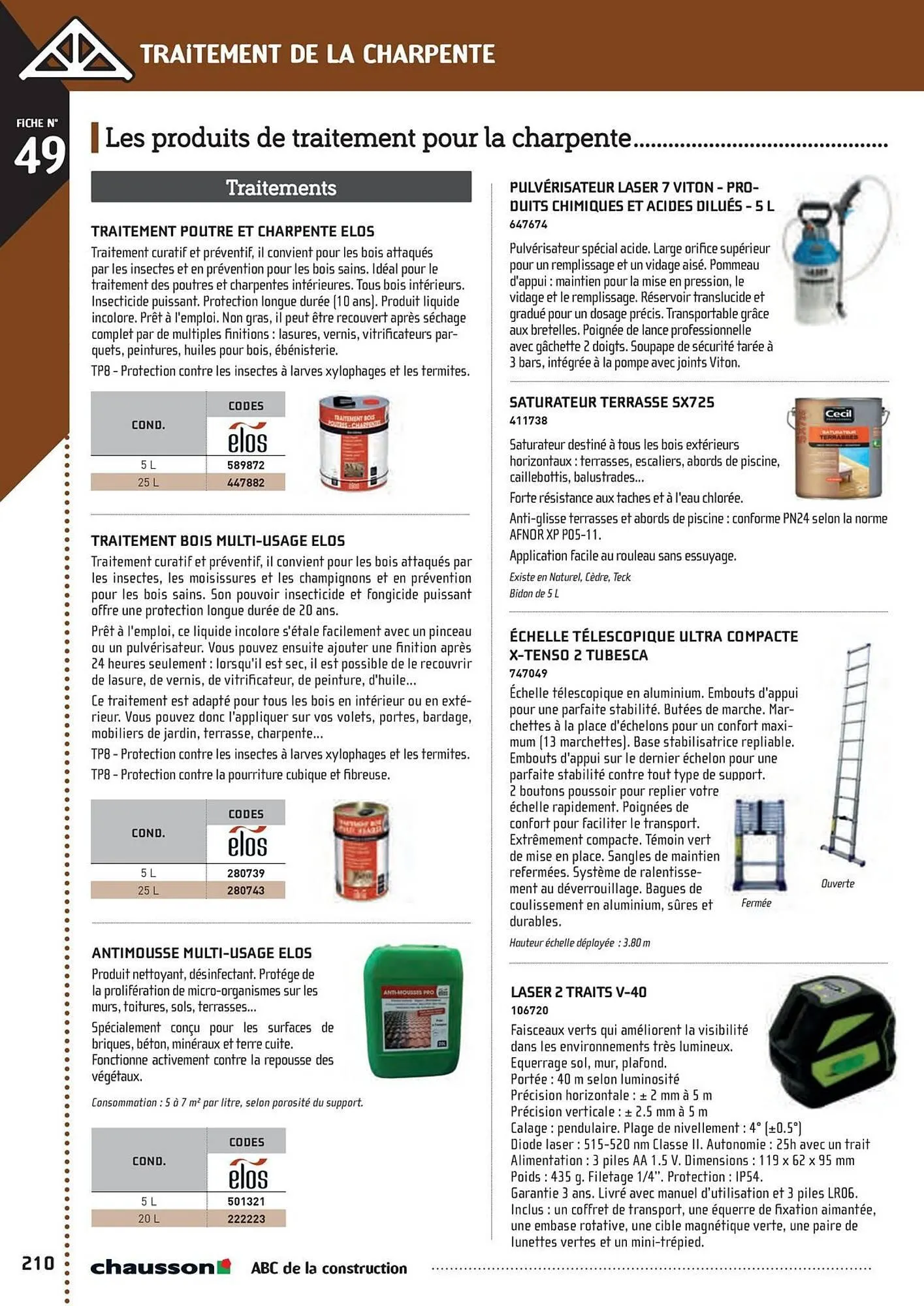 Catalogue Chausson Matériaux du 2 mai au 31 décembre 2025 - Catalogue page 212