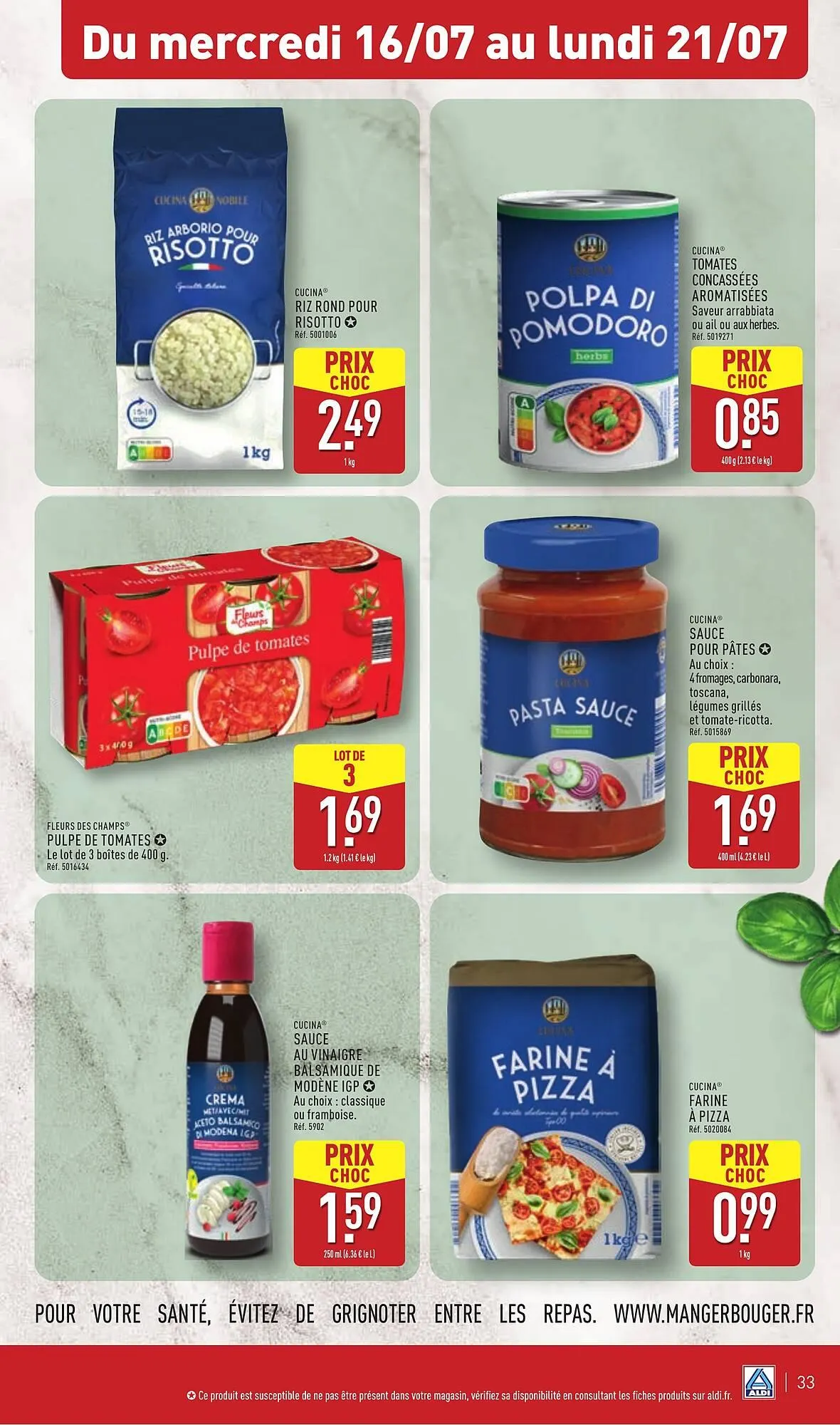 Catalogue ALDI du 16 juillet au 21 juillet 2025 - Catalogue page 34