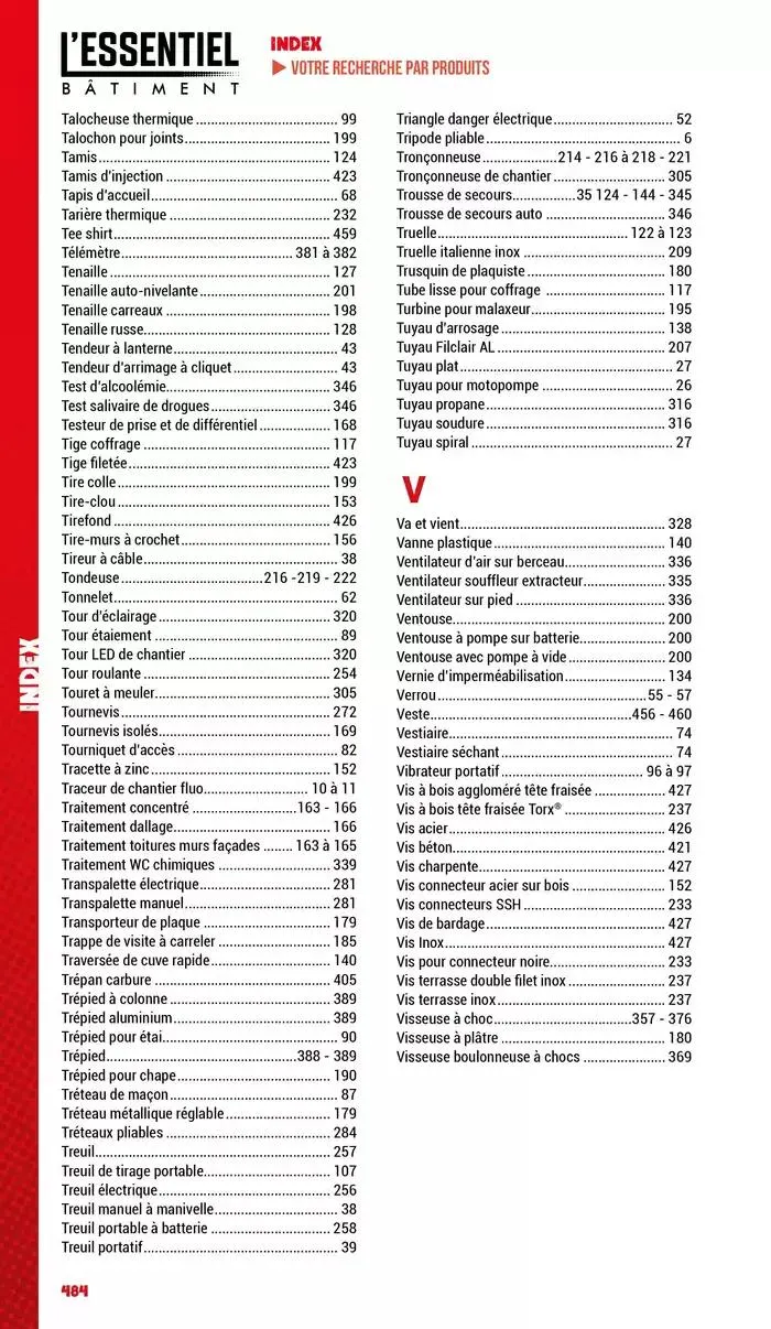 Essentiel Batiment 2025 du 3 janvier au 31 décembre 2025 - Catalogue page 486