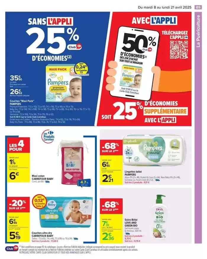 JOYEUSES PÂQUES & MEILLEURS PRIX du 8 avril au 21 avril 2025 - Catalogue page 91