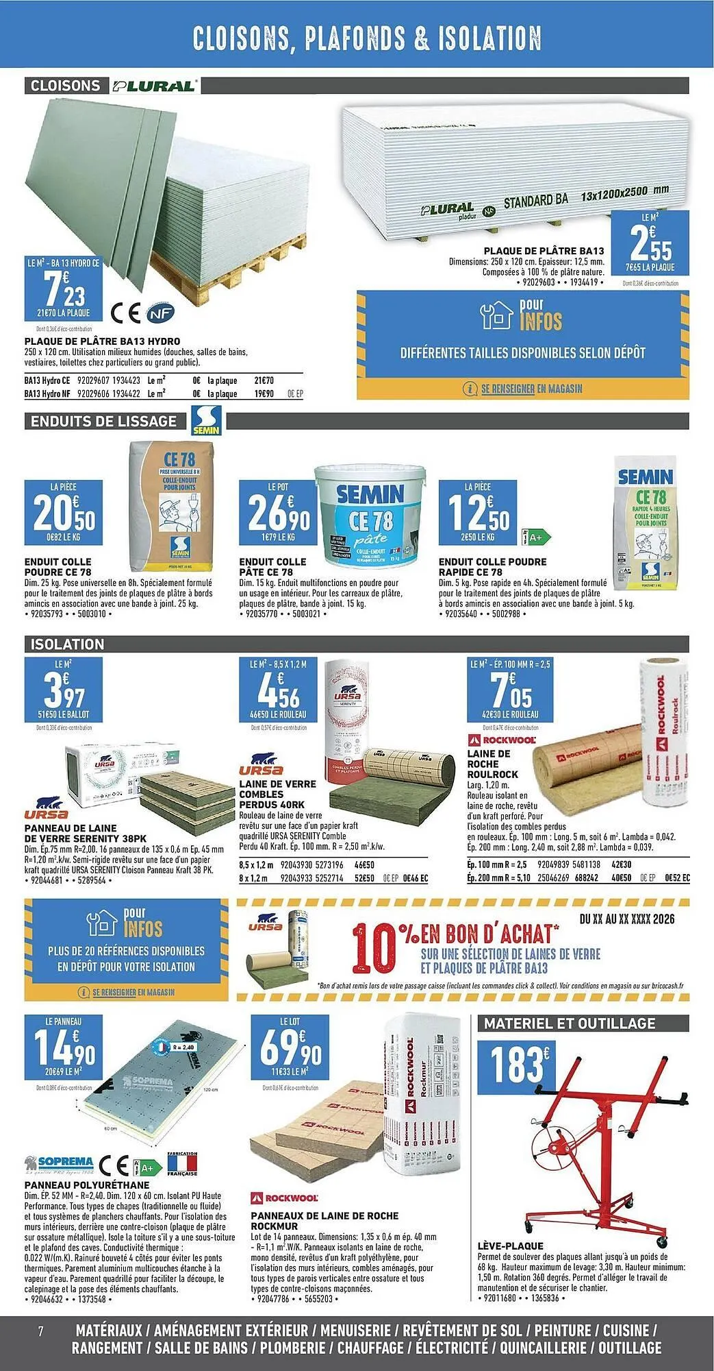 Catalogue Brico Cash du 10 juillet au 15 août 2026 - Catalogue page 7