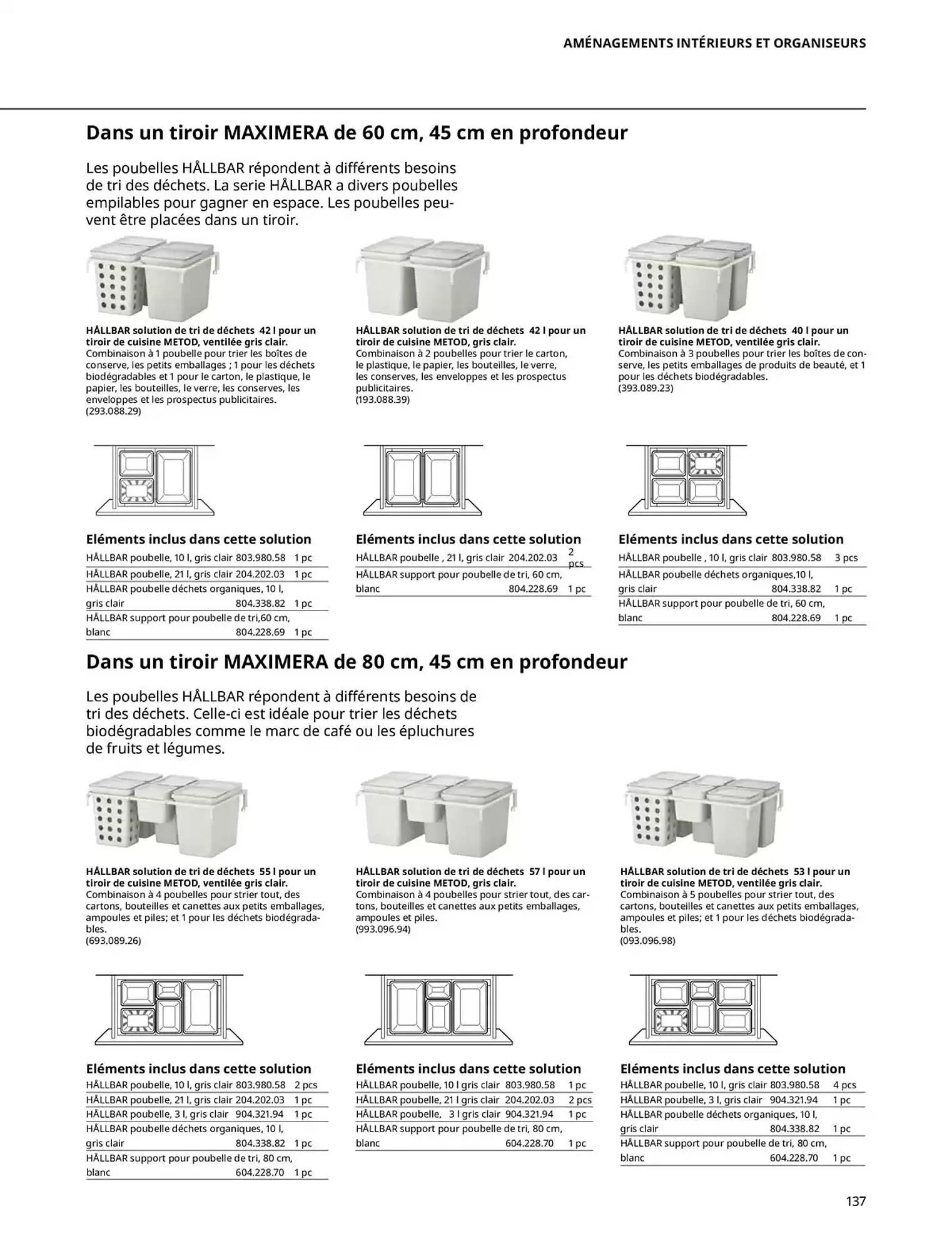 Catalogue IKEA du 1 octobre au 31 juillet 2025 - Catalogue page 137
