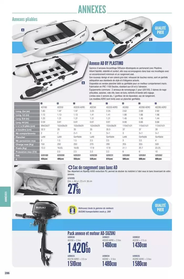 Catalogue Accastillage Diffusion 2025 du 1 janvier au 31 décembre 2025 - Catalogue page 288
