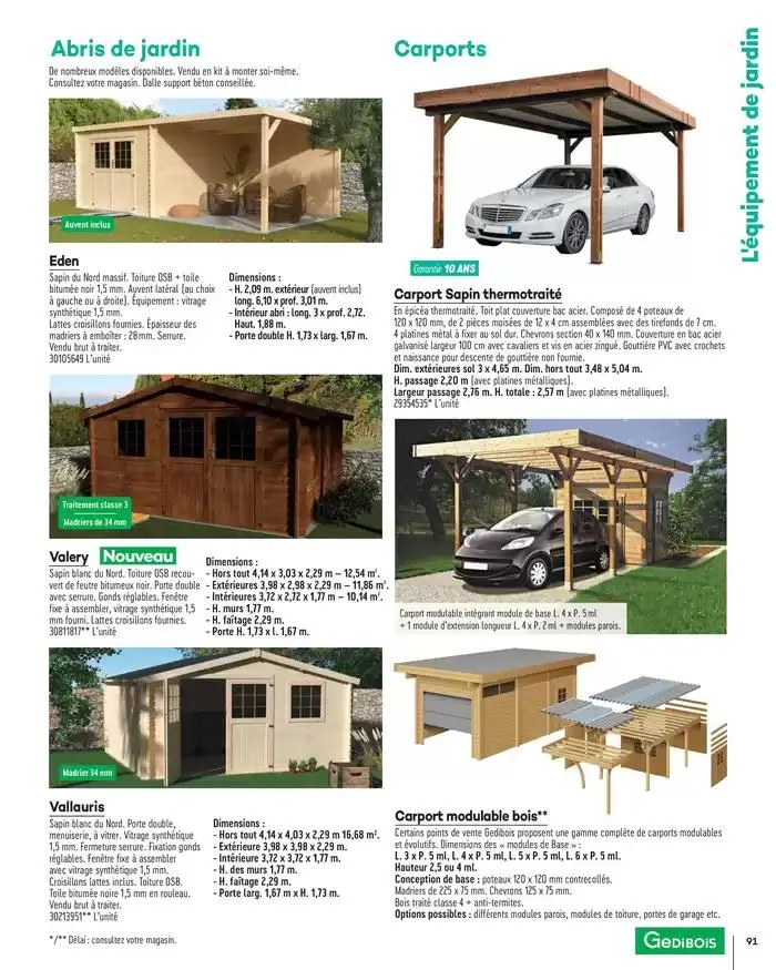 Aménagements Extérieurs 2025 du 1 janvier au 31 décembre 2025 - Catalogue page 91
