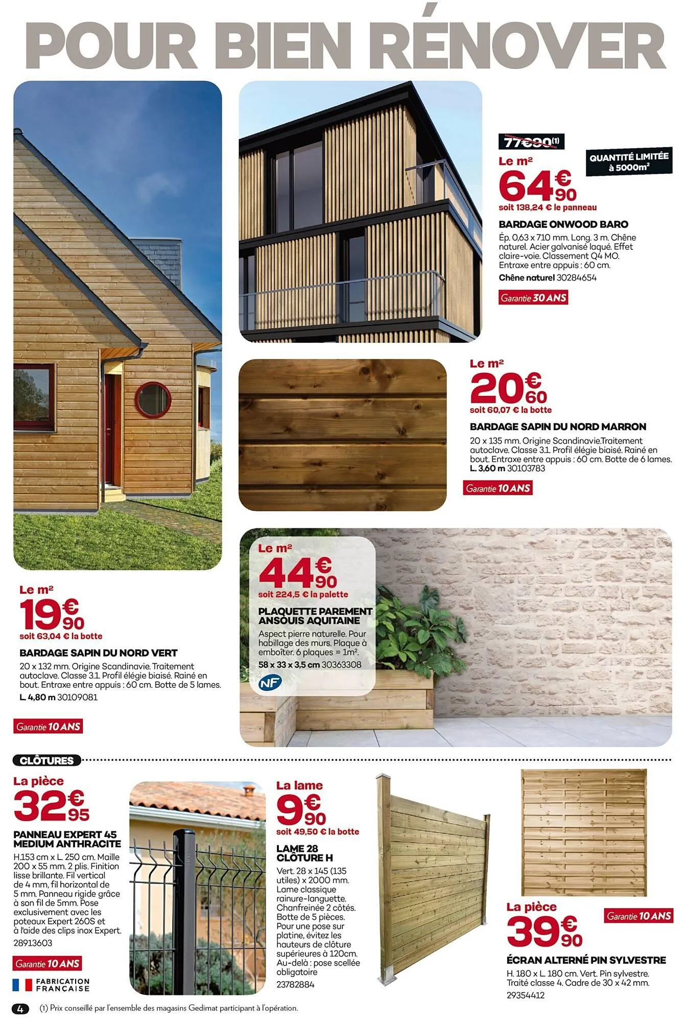 Catalogue Gedimat du 4 mars au 21 mars 2026 - Catalogue page 4