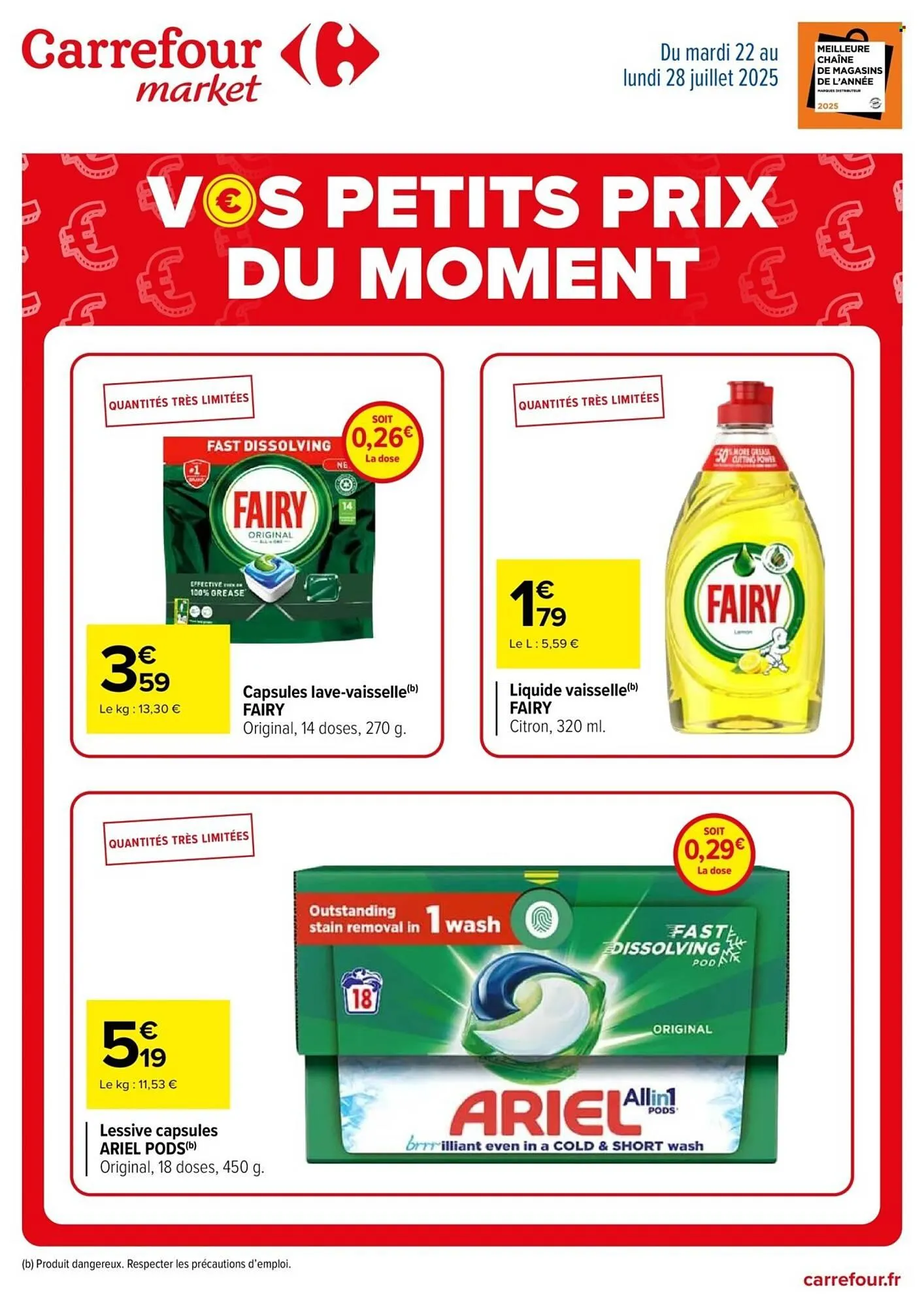 Catalogue Carrefour Market du 22 juillet au 28 juillet 2025 - Catalogue page 1