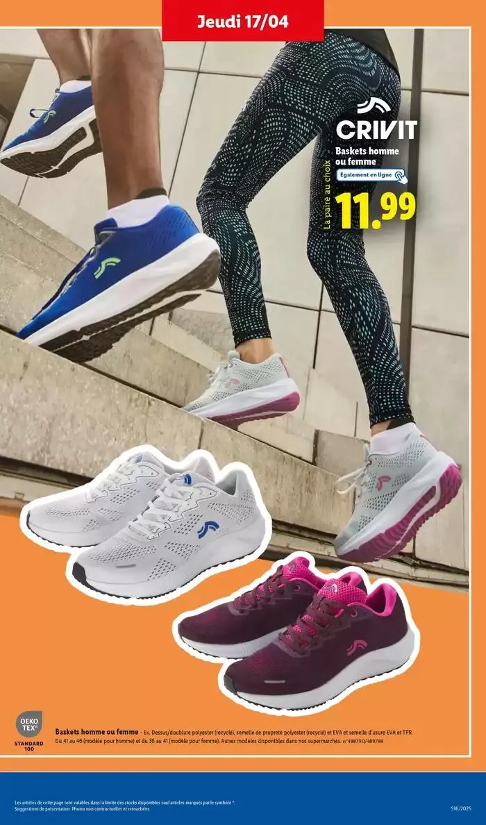 Découvrez la sélection de produits mode et bricolage à prix Lidl ! du 14 avril au 17 avril 2025 - Catalogue page 35
