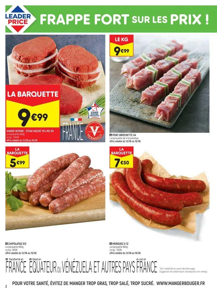 FRAPPE FORT SUR LES PRIX du 11 juin au 23 juin 2024 - Catalogue page 2