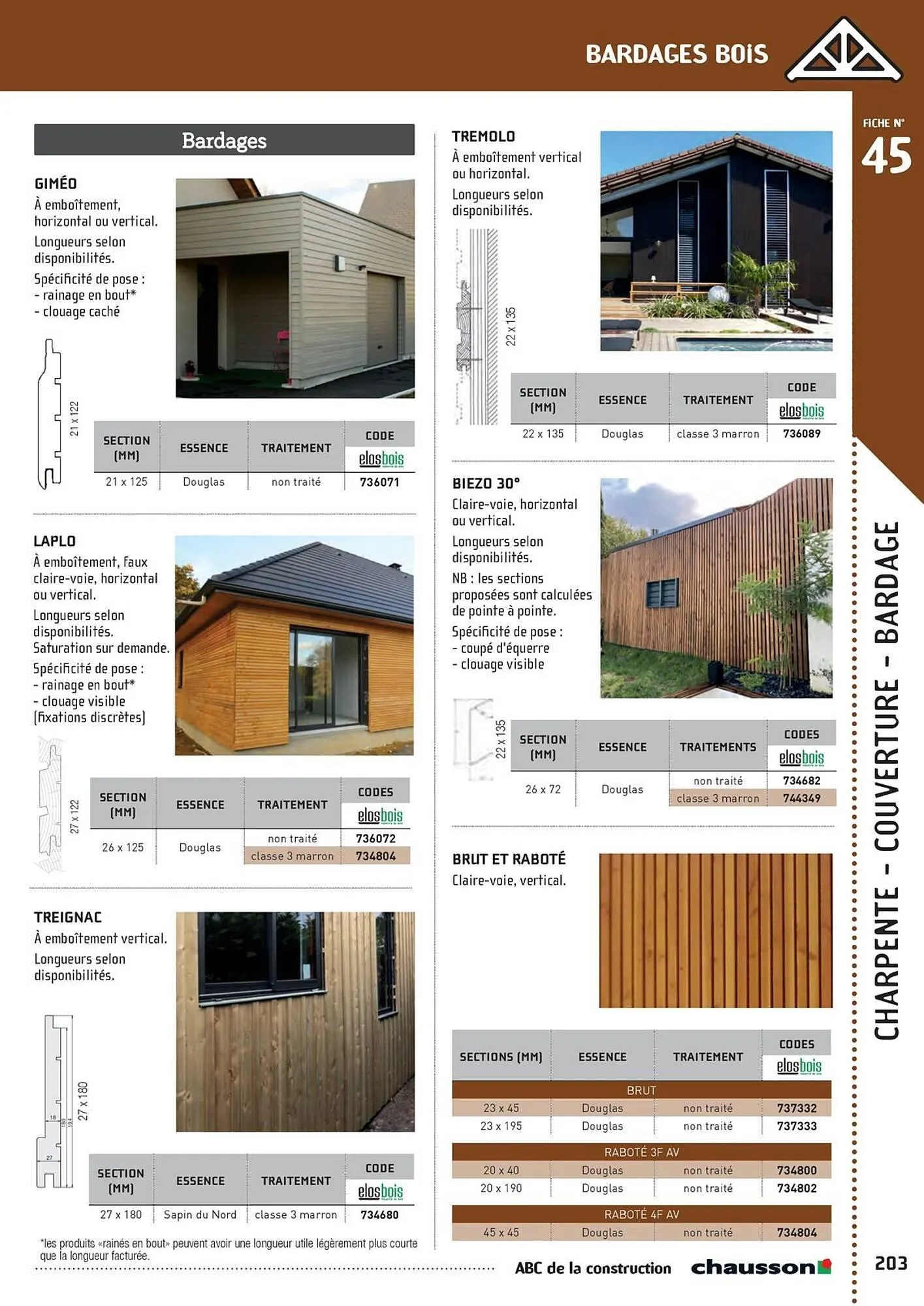 Catalogue Chausson Matériaux du 2 mai au 31 décembre 2025 - Catalogue page 205