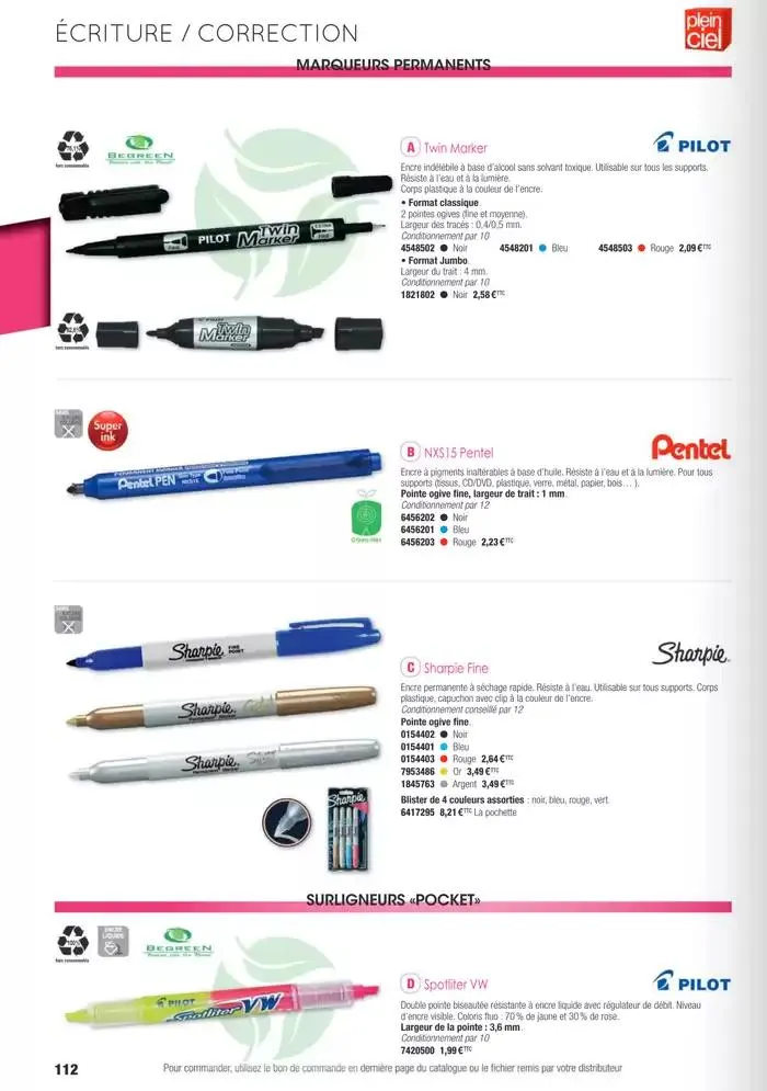 Écoles et loisirs 2025 du 1 janvier au 31 décembre 2025 - Catalogue page 112