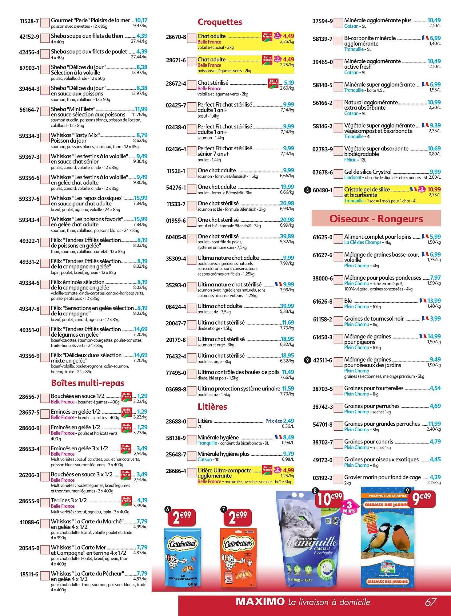 Catalogue Maximo du 30 septembre au 31 octobre 2025 - Catalogue page 67