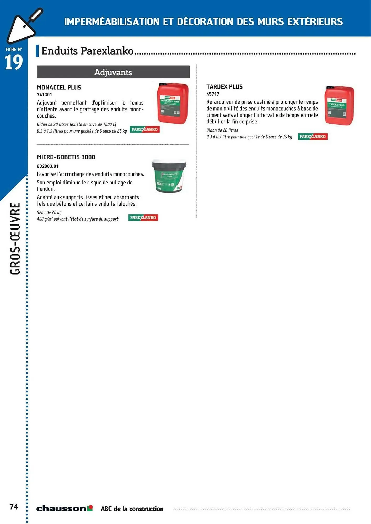 Catalogue Chausson Matériaux du 2 mai au 31 décembre 2025 - Catalogue page 76