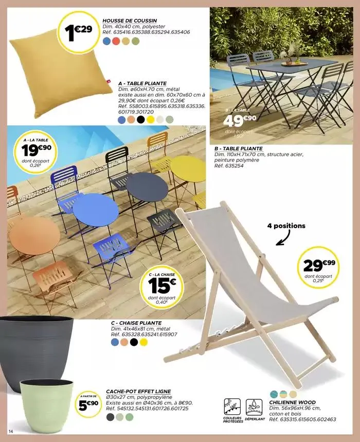 Collection Jardin et extérieur du 9 avril au 5 mai 2025 - Catalogue page 14