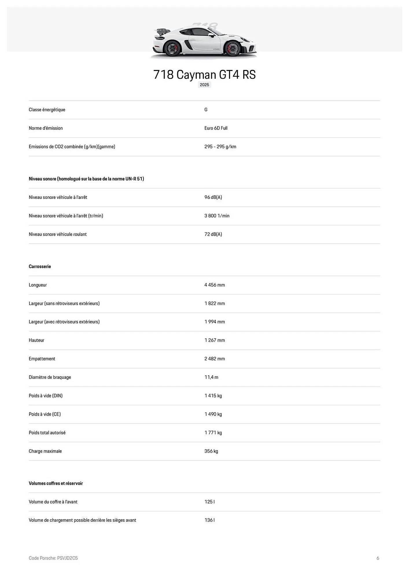 Catalogue Porsche du 4 juin au 31 janvier 2026 - Catalogue page 6
