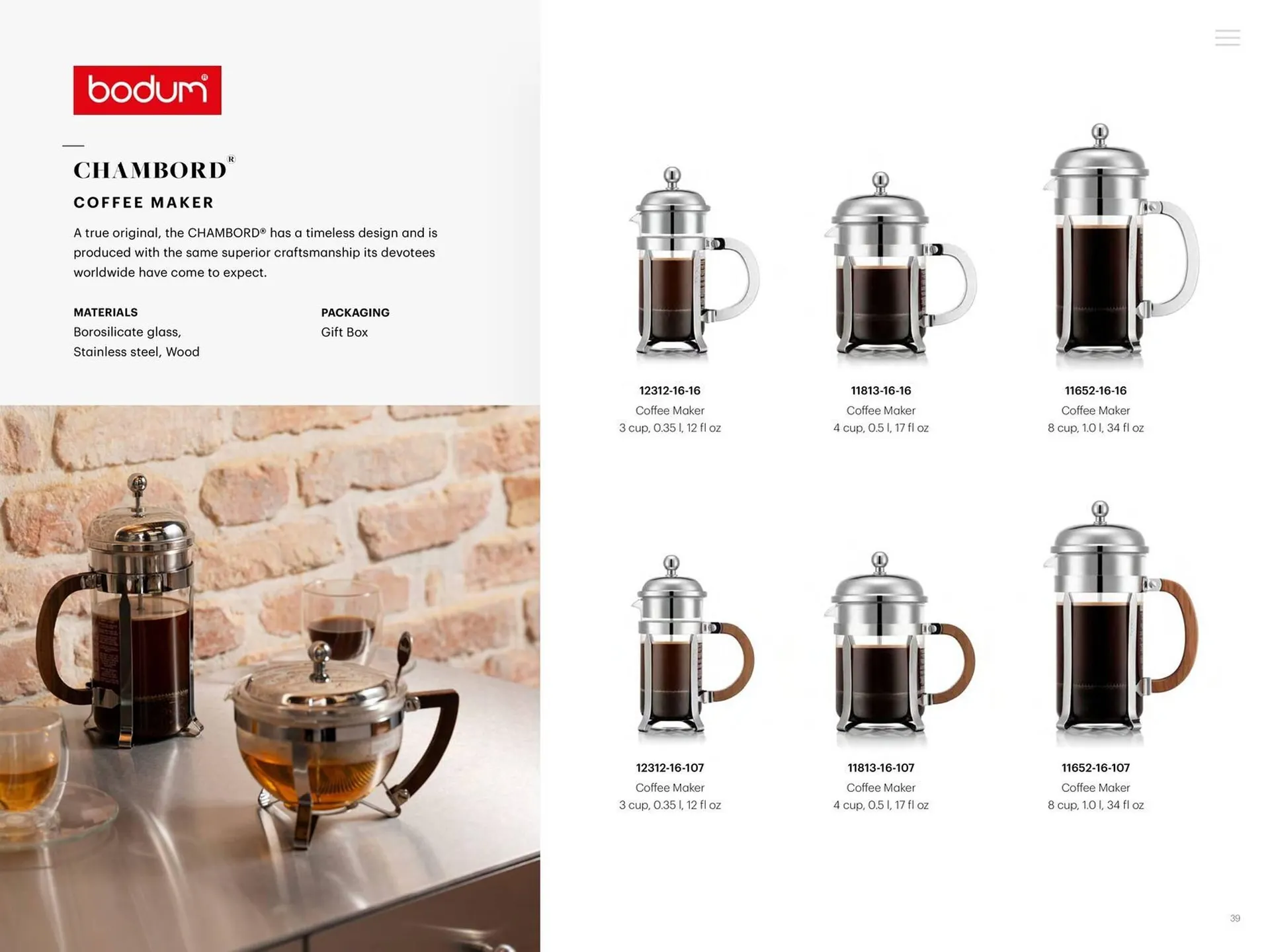 Catalogue Bodum du 9 février au 31 décembre 2026 - Catalogue page 39