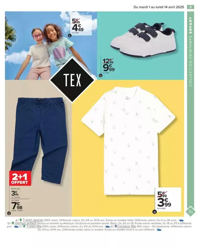 TEXTILE SPÉCIAL PRINTEMPS 2 du 1 avril au 14 avril 2025 - Catalogue page 7