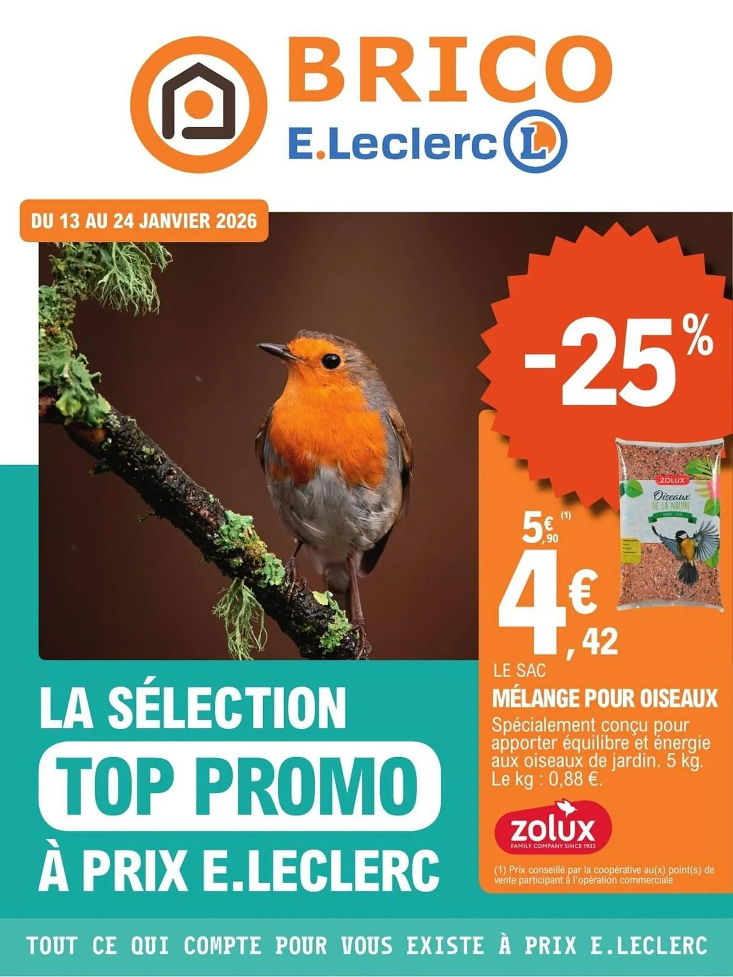 Catalogue E.Leclerc Brico du 13 janvier au 24 janvier 2026 - Catalogue page 1
