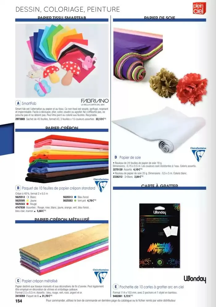 Écoles et loisirs 2025 du 1 janvier au 31 décembre 2025 - Catalogue page 154