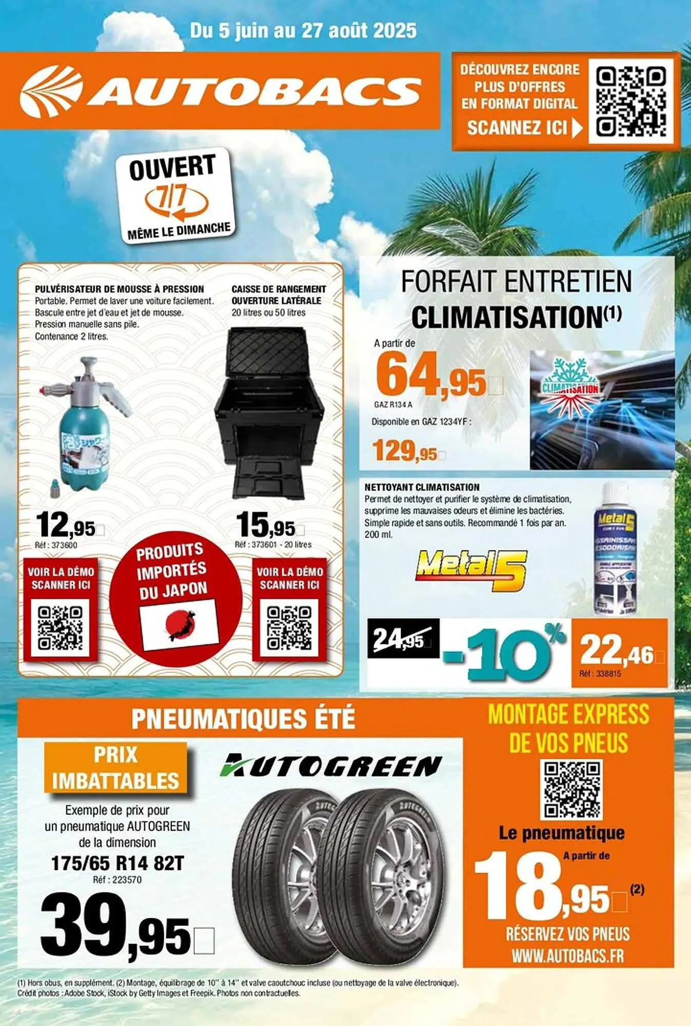 Catalogue Autobacs du 5 juin au 27 août 2025 - Catalogue page 1