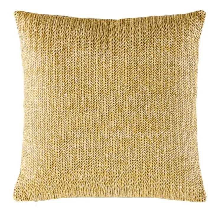 Cojín de polipropileno beige con motivos gráficos negros 50x50