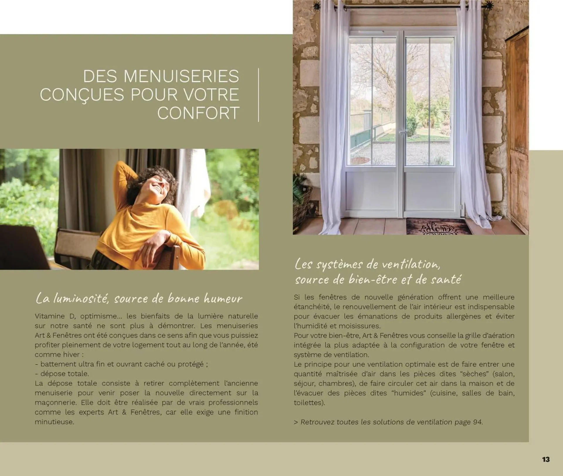 Catalogue Art & Fenêtres du 29 août au 31 décembre 2023 - Catalogue page 13