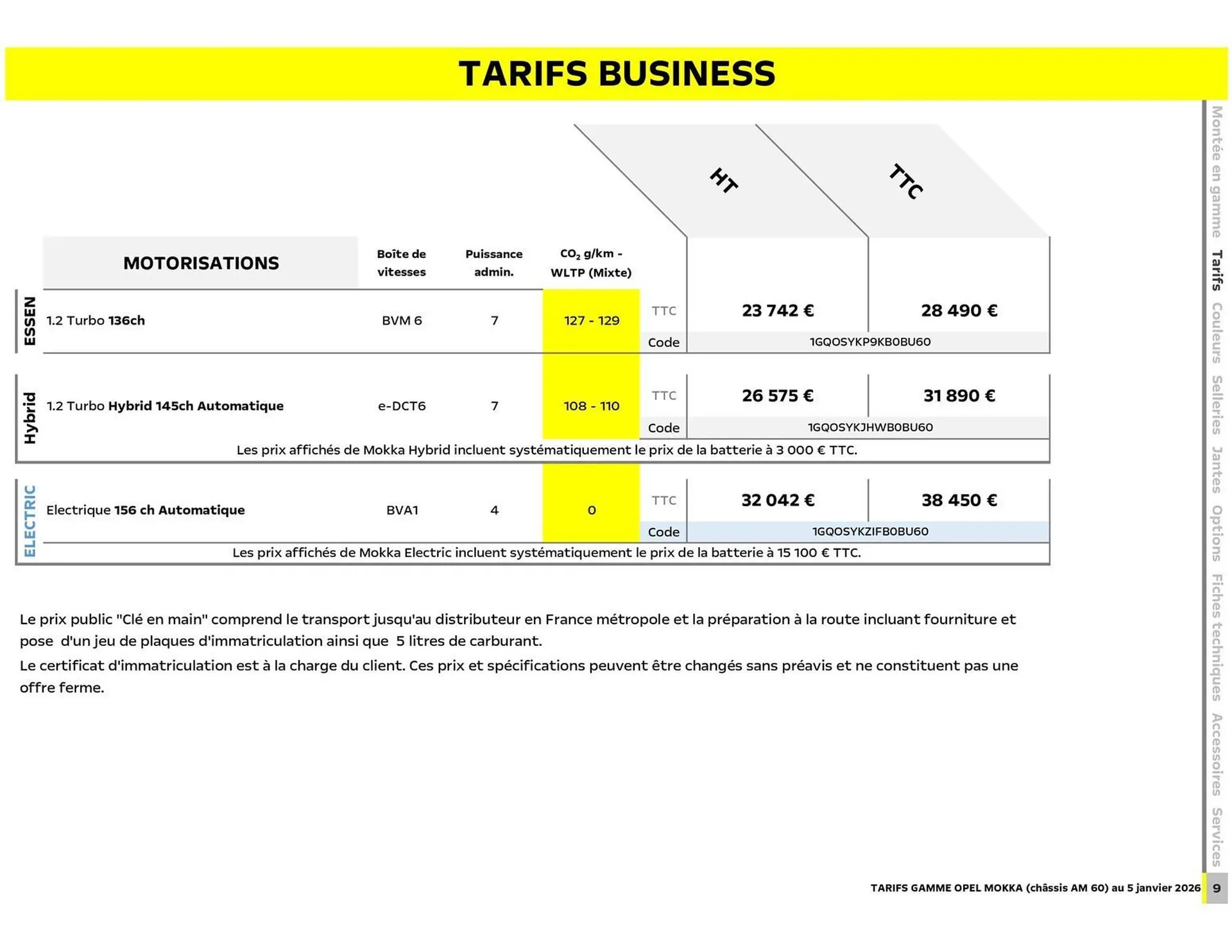 Catalogue Opel du 6 janvier au 6 janvier 2027 - Catalogue page 10