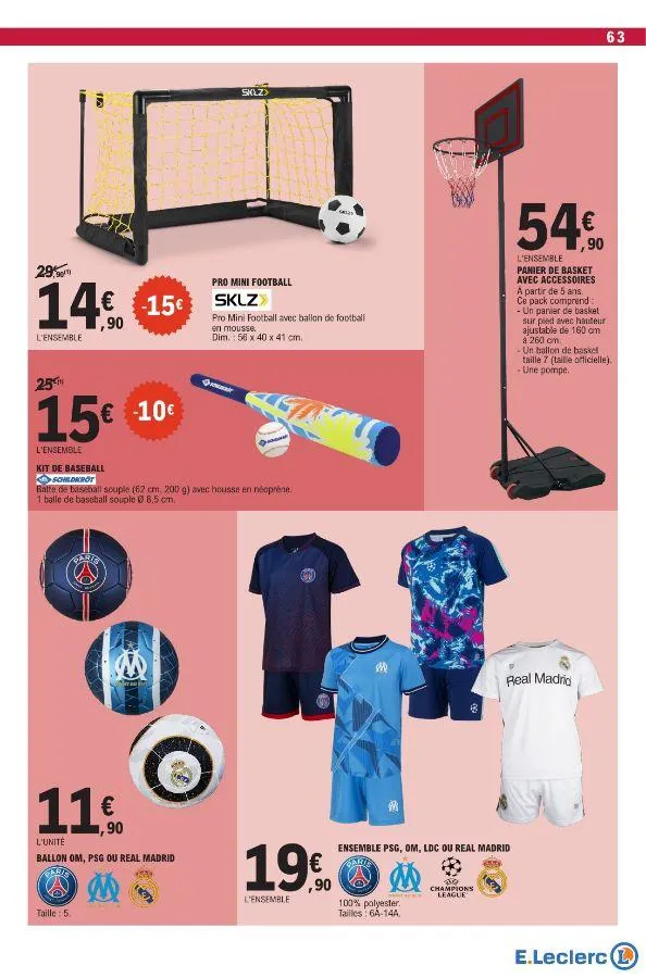 E. Leclerc du 20 mai au 31 mai 2025 - Catalogue page 63