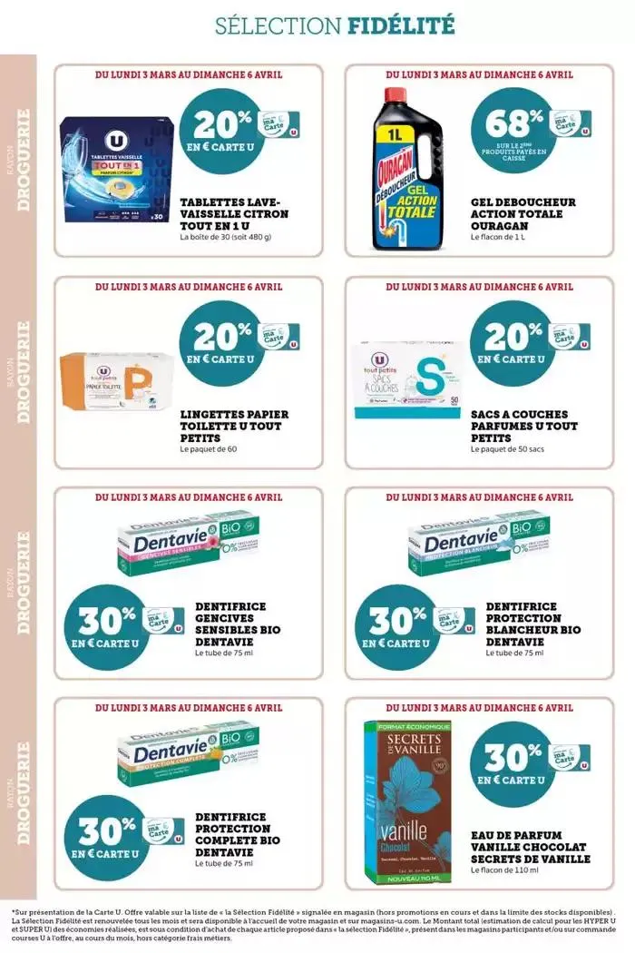 Tous les jours 20% du 21 mars au 6 avril 2025 - Catalogue page 10